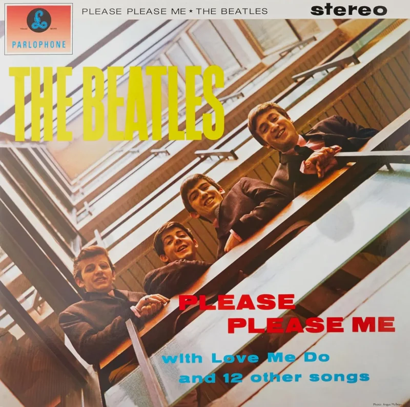 the beatles please please me album cover stereo