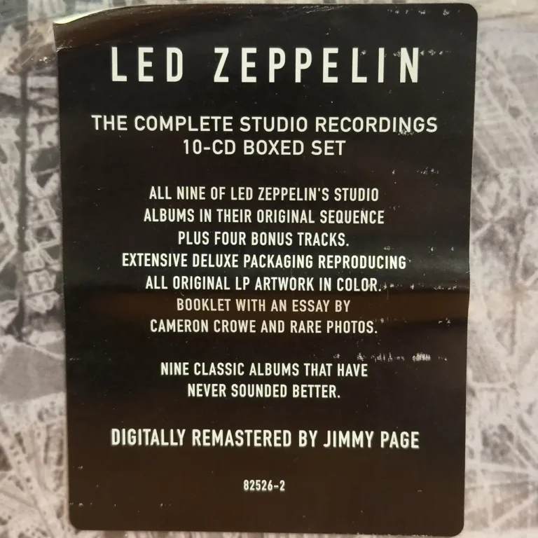 THE COMPLETE STUDIO RECORDINGS BOXSET