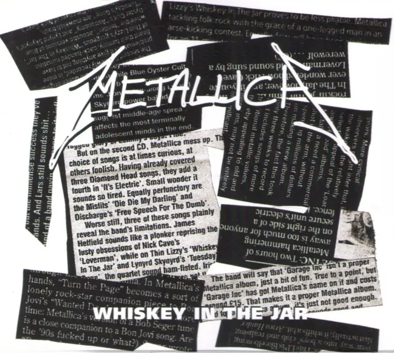 METALLICA WHISKEY IN THE JAR SINGLE