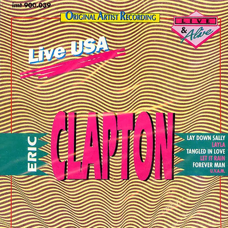 ERIC CLAPTON Live USA copy