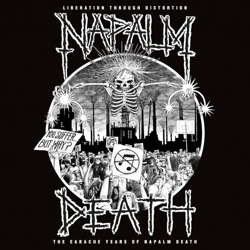 NAPALM DEATH Liberation Through Distortion FRONT COVER